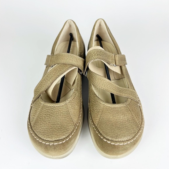 Ecco Cayla Womens Mary Jane Comfort Shoes Crisscross Navajo Brown Leather 40 - Picture 3 of 9